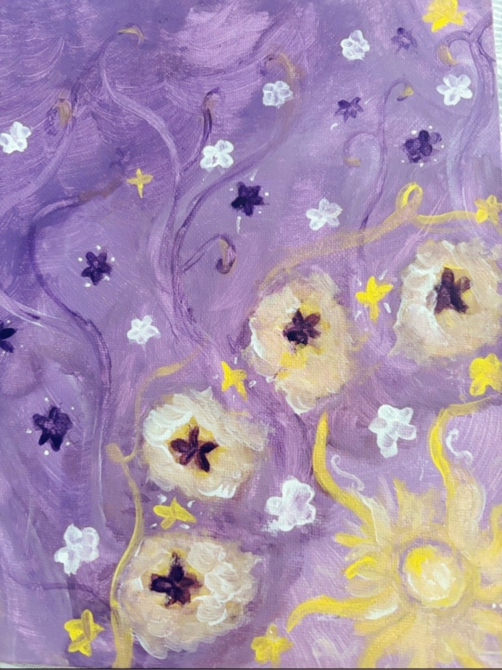 Le soleil et l’étoiles original art by Bia M.